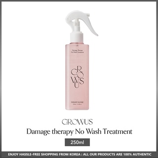 GROWUS Xịt dưỡng tóc phục hồi tóc hư tổn GROWUS Damage Therapy No Wash Treatment 250ml