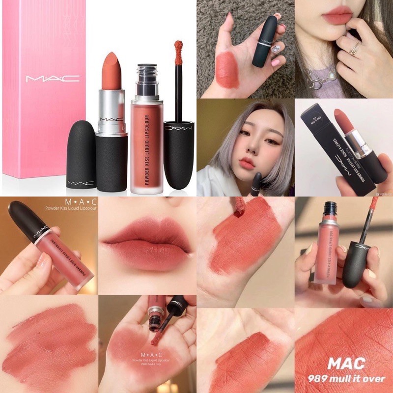OFF 40% SET 2 SON MAC POWDER KISS MÀU MULL IT OVER