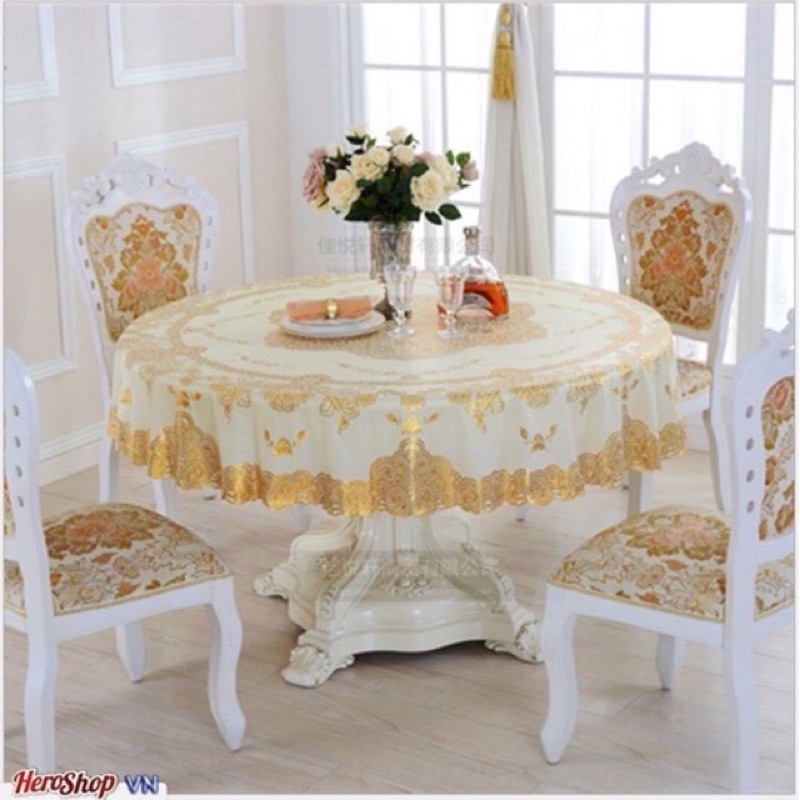Khăn bàn nhựa trải phòng khách  trang trí