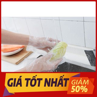 RẺ NHẤT- Găng tay nilon siêu dai dùng 1 lần,( hộp 100 chiếc) giá siêu rẻ, dụng cụ vệ sinh  (giá sỉ) - Shop Uy Tín