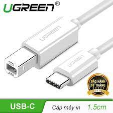 Cáp máy in USB Type C dài 1.5m Ugreen 40417