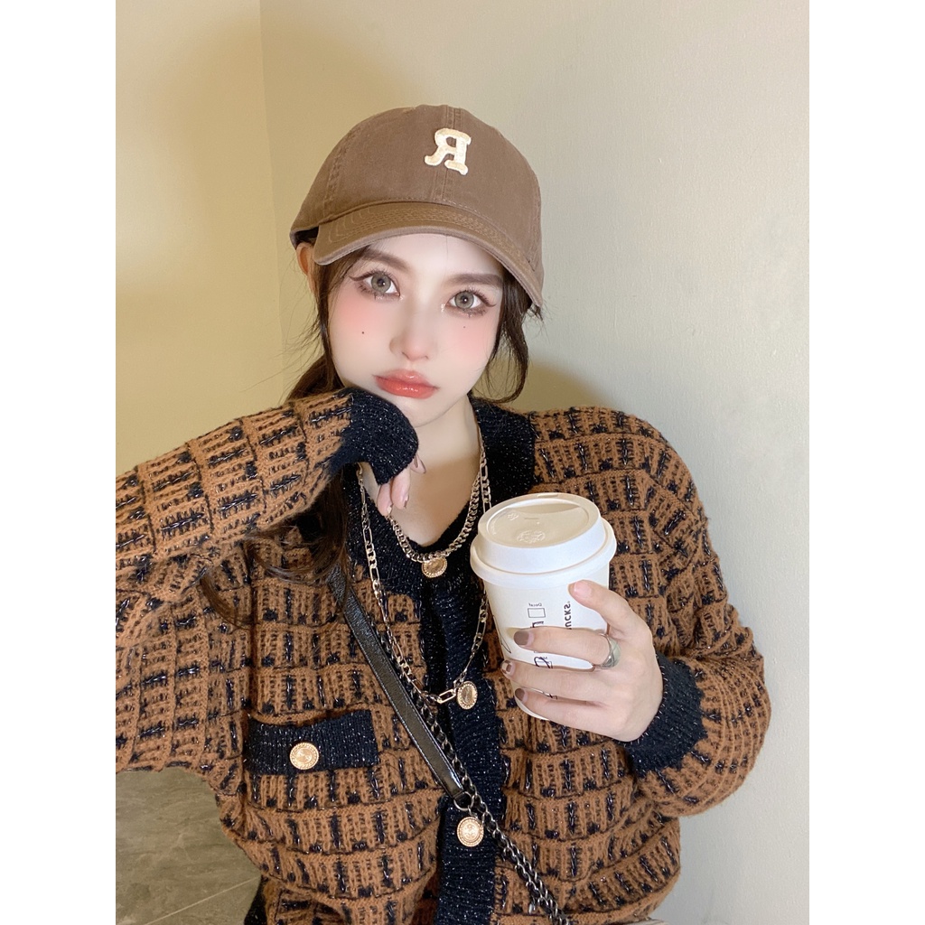 Cocory vn Áo Cardigan Dệt Kim Tay Dài Phong Cách Thời Trang Retro Dành Cho Nữ