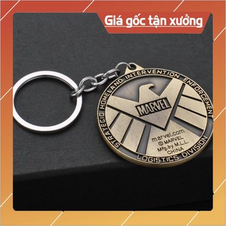 Móc khóa Khiên Marvel, Móc khóa túi xách, phụ kiện, quà tặng