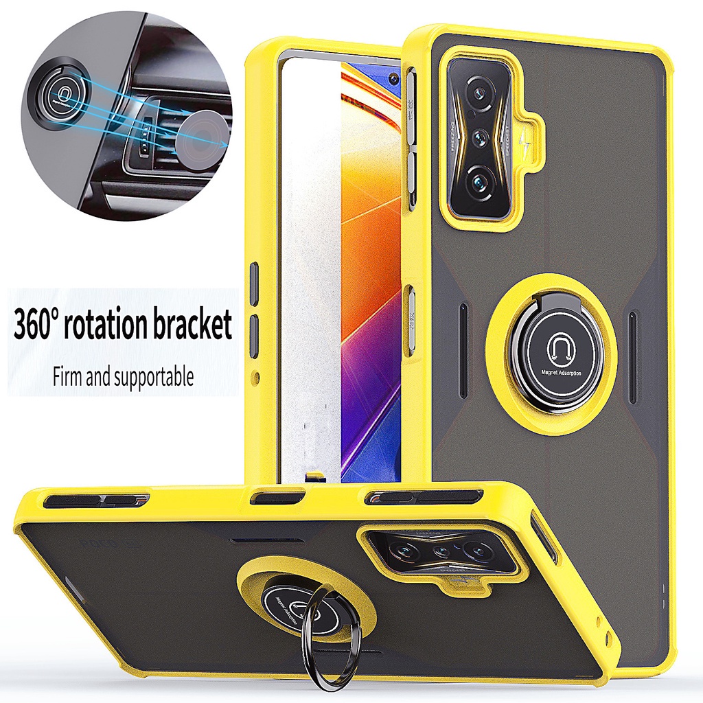 Ốp Điện Thoại TPU Mềm Chống Sốc Có Nhẫn Đỡ Cho Xiaomi Redmi K50 Gaming k50Gaming