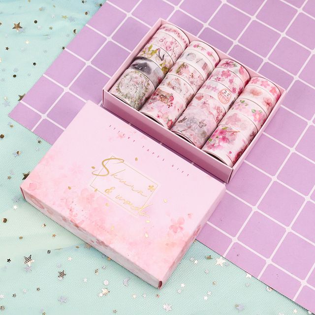 Set 20 cuộn băng dính trang trí washi tape