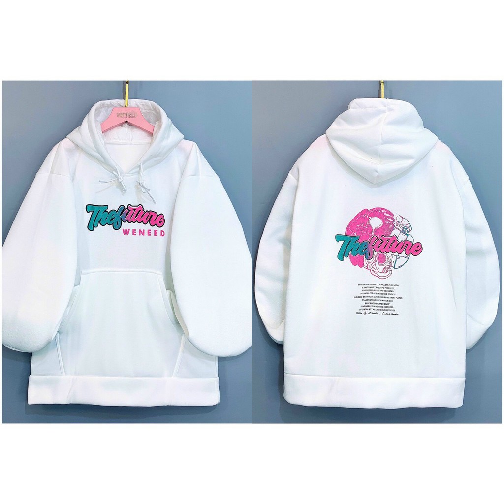 Áo Hoodie in The Future 123SHOP Unisex, dành cho Nam Nữ cho Cặp Đôi Có 2 Màu Chất Nỉ  Form rộng Ulzzang | BigBuy360 - bigbuy360.vn