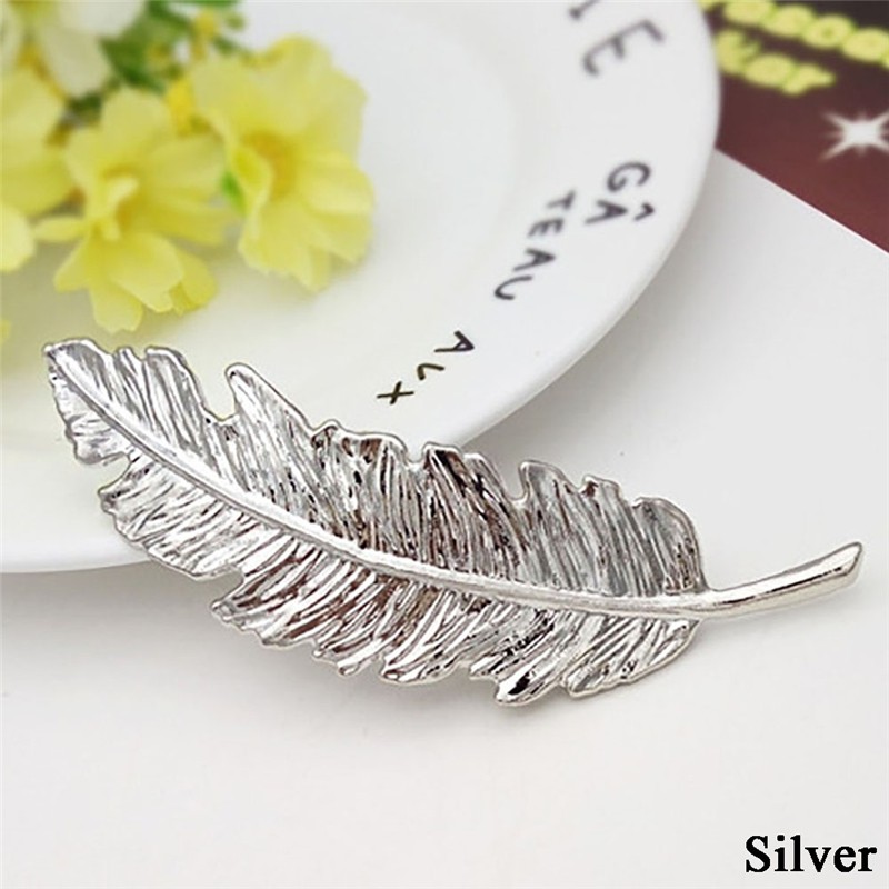 Trâm Cài Tóc Hình Chiếc Lá Phong Cách Retro