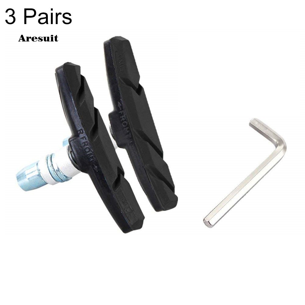 Set 3 Cặp Đệm Phanh Chữ V Chống Trượt Không Gây Tiếng Ồn Dành Cho Xe Đạp Leo Núi