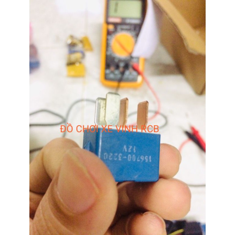 Relay 12v denso nhật bản tặng giắc cắm hàng chính hãng,bảo vệ công tắc và đèn led xe máy ô tô