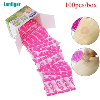 Hộp 100 băng keo y tế hình tròn mini dùng một lần