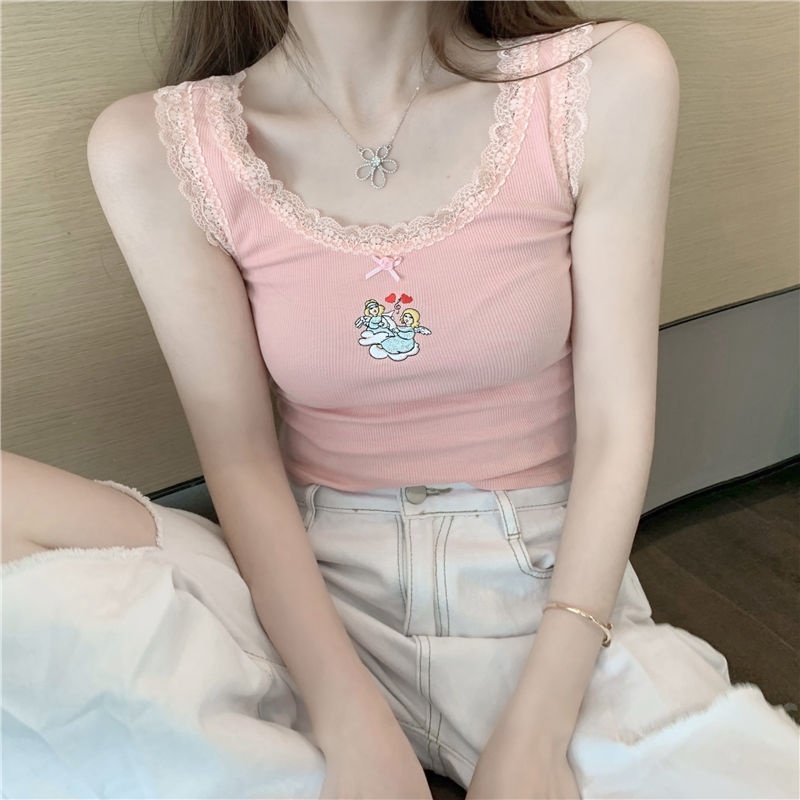 Áo Ren Không Tay Ôm Dáng Thời Trang Dành Cho Nữ