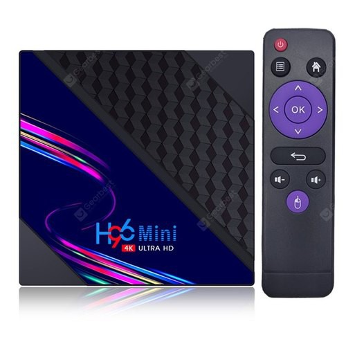 H96 mini V8 smart tv box RAM 2G ROM 16G xem 3D 4K video Android 10.0 HDplay store Không cần đăng nhập tải ứng dụng