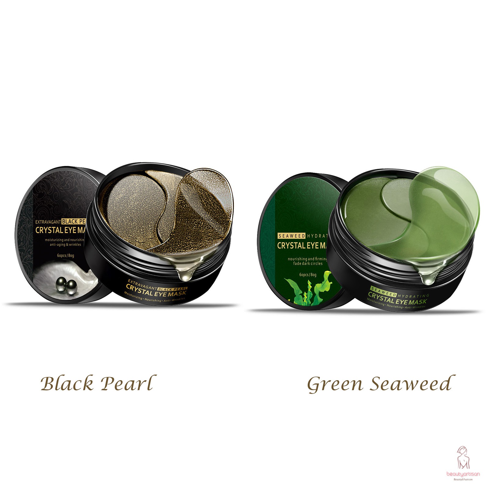 [Hàng mới về] Bộ 60 mặt nạ mắt xóa mờ quầng thâm loại bỏ bọng mắt dưỡng ẩm đa chức năng