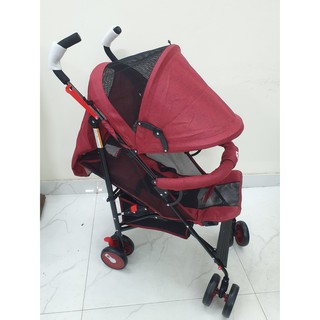 Xe đẩy 1 chiều 3 tư thế siêu gấp gọn khung thép sơn tĩnh điện Xe đẩy gấp gọn cho be sơ sinh cao cấp cỡ lớn