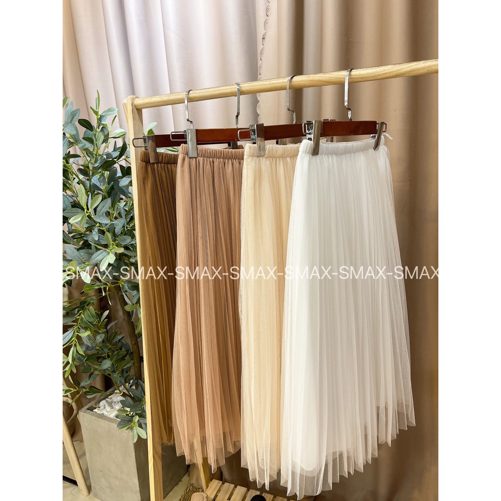 CHÂN VÁY LƯỚI DÀI XẾP LY CHẤT ĐẸP GIÁ HẠT DẺ !!! | BigBuy360 - bigbuy360.vn