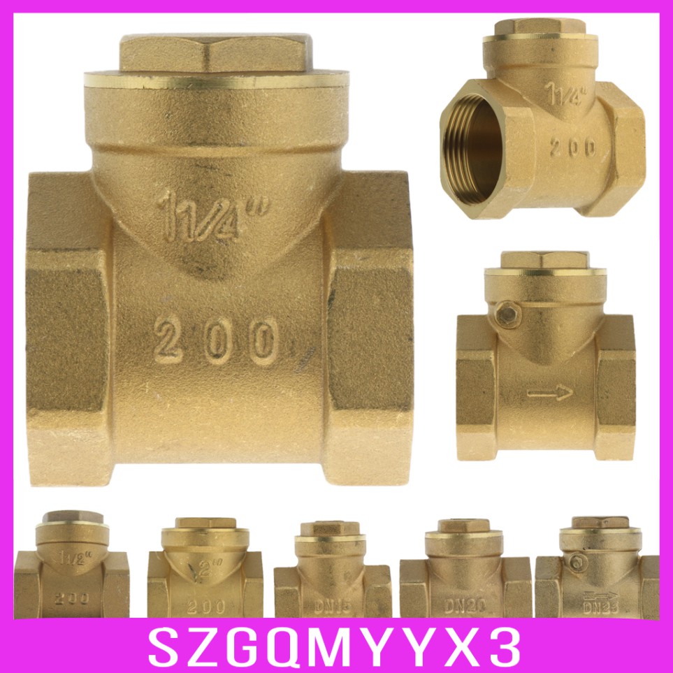 Van Kiểm Tra Một Chiều DN15- 1-2 inch Bằng Đồng Thau Chuyên Dụng Cho Nhà Vệ Sinh