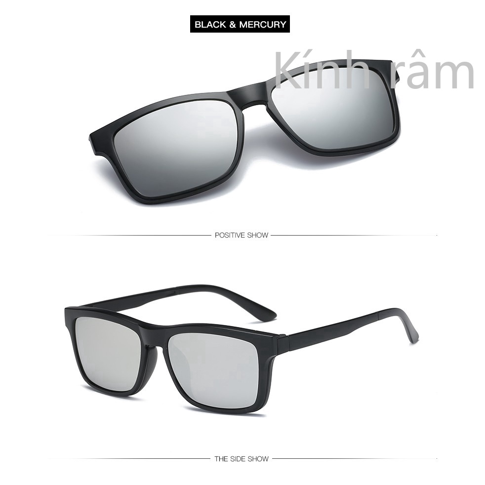 Kính Mát Tròng Vuông Độc Đáo Dành Cho Nam Và Nữ