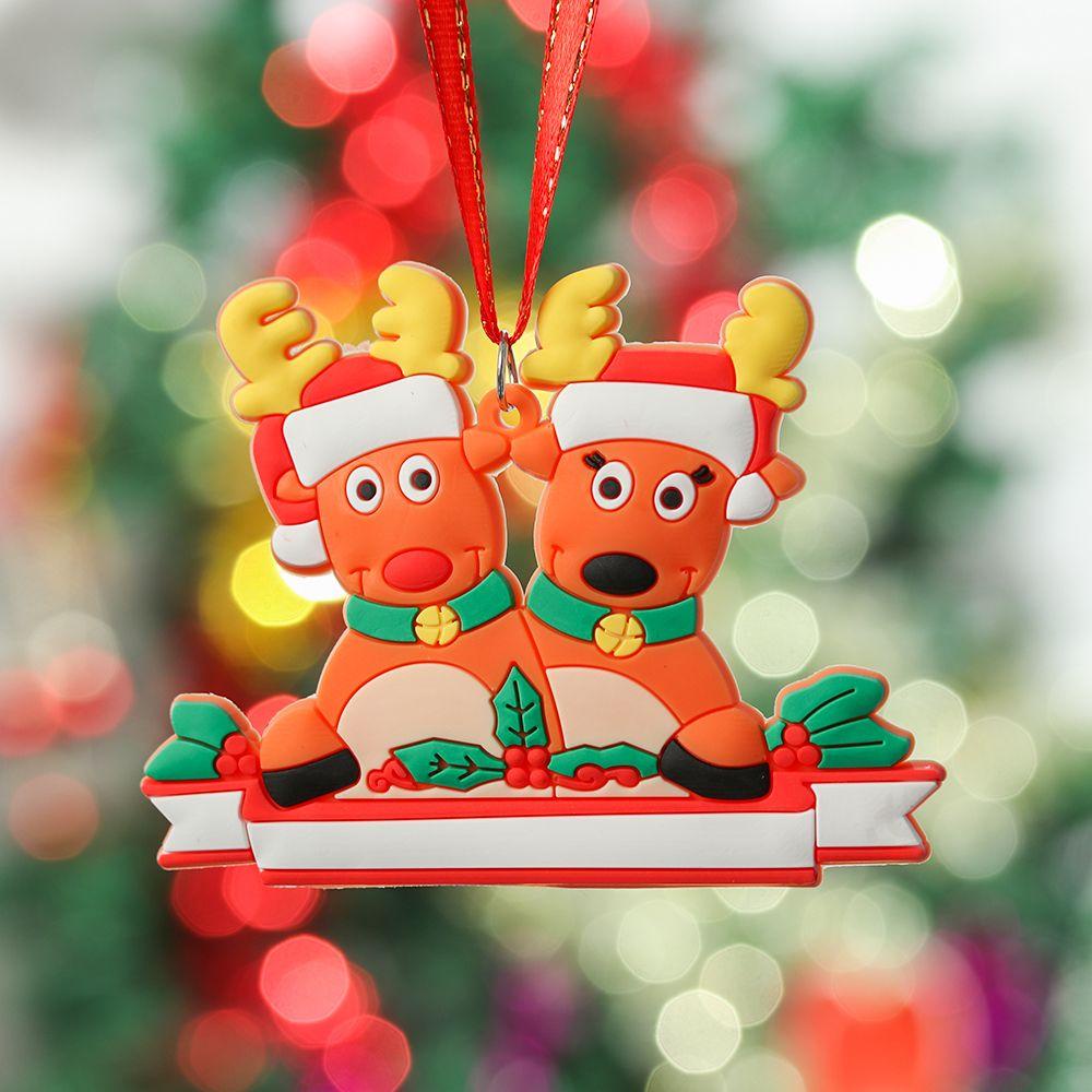 ESPO Phụ Kiện Treo Trang Trí Cây Thông Giáng Sinh Hình Tuần Lộc Dễ Thương