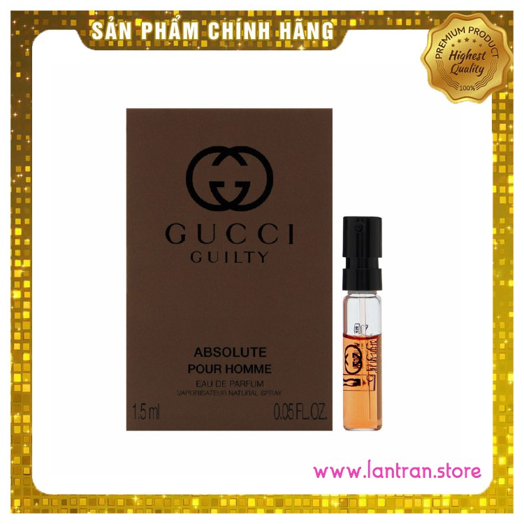 Mẫu thử Nước hoa 🌸 Gucci Guilty Absolute 1,5ml