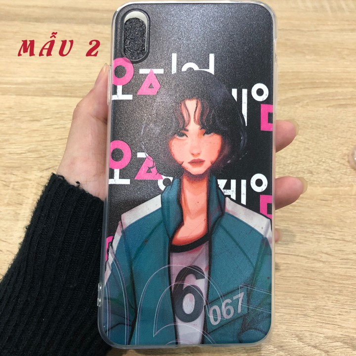 Ốp lưng XS Max Squid Game chất silicon dẻo - Mã TZAC204