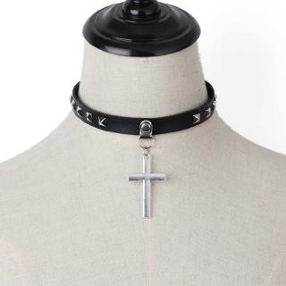 DFGF Cổ Choker Màu Đen Phong Cách Gothic