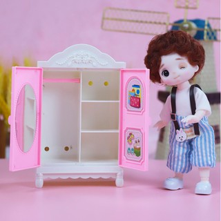 Tủ nhựa loại nhỏ cho búp bê baboliy BJD 1/8 trở xuống Adhshop