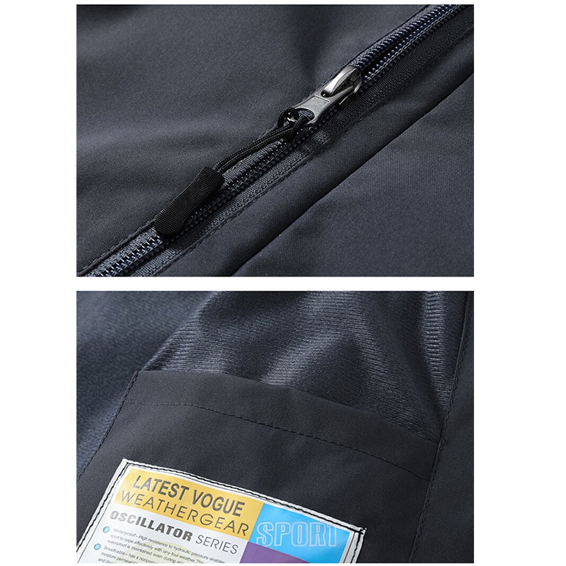 Áo Khoác Gió The North Face 2022 Chống Thấm Nước Có Mũ Trùm Phối Khóa Kéo Cá Tính Cho Nam