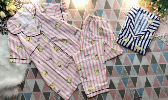 [BigSize 58-72Kg]Bộ pijama bigsize Kate thái Dài Cộc | BigBuy360 - bigbuy360.vn