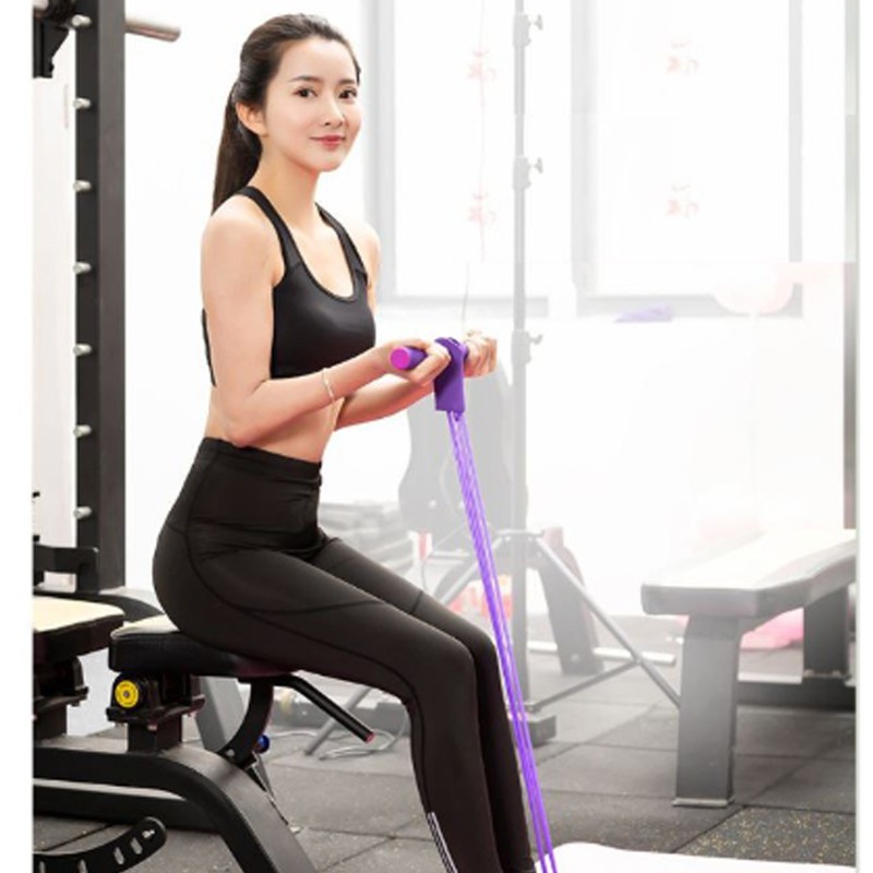 Dây Kéo Lưng, Dây Tập Thể Dục, Tập Gym, Tập Cơ Bụng Thông Minh Điều Chỉnh Lực Kéo