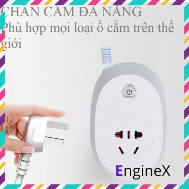 Ổ cắm điện Ổ cắm điều khiển từ xa 1Km bật tắt thiết bị điện công suất lớn Honest 9501 30A-220V công tắc điều khiển từ xa