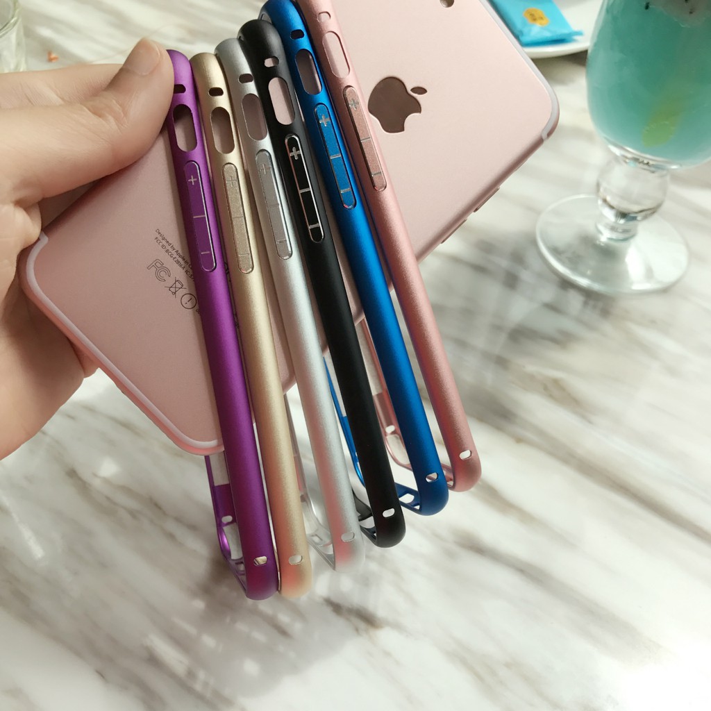 Metallic Bumper Cover iPhone11Promax Ốp điện thoại viền kim loại phong cách trung hoa cho XSMAX SE2020 XR 7 8 Plus 6s XS