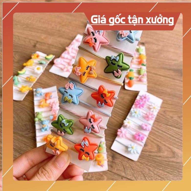 [HOT] Dây Buộc Tóc  Sét 10 Dây Chi Tiết Khác Nhau - Mẫu Mã Hàn Quốc  [Nhím Shop]