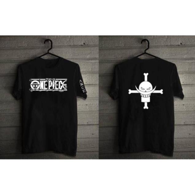 ÁO PHÔNG ONE PIECE RÂU TRẮNG CỰC NGẦU / co size trẻ em