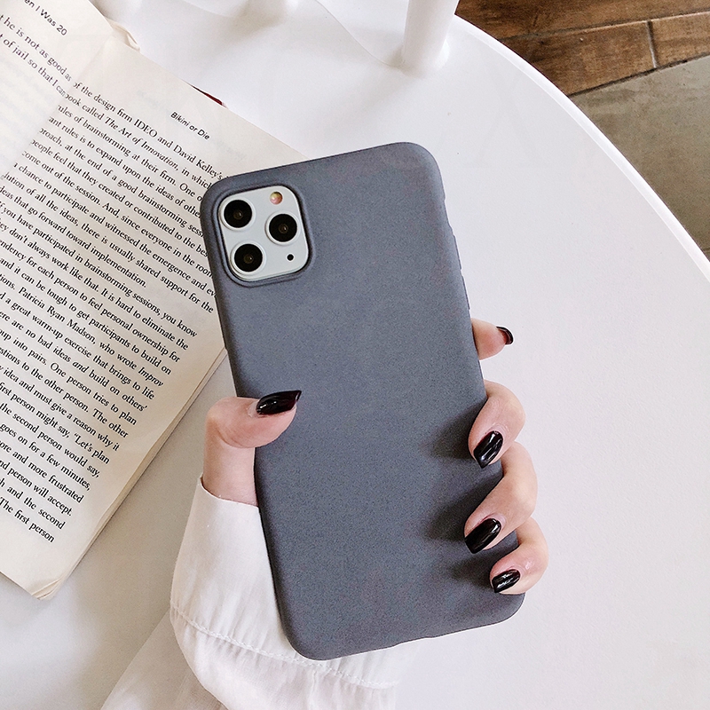 Ốp Điện Thoại TPU Mềm Mỏng Nhám Chống Dấu Vân Tay Cho iPhone 11 Pro Max XS Max XR X SE 2020 | BigBuy360 - bigbuy360.vn