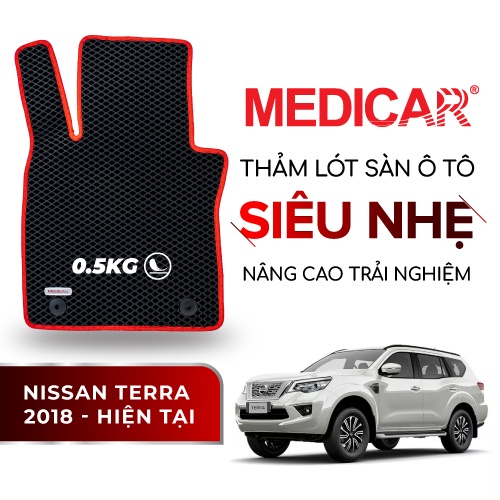 MEDICAR - Thảm Lót Sàn ô tô Nissan Terra (2018 - Hiện tại)