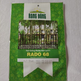 Hạt giống mướp rắn lai f1 rado 68