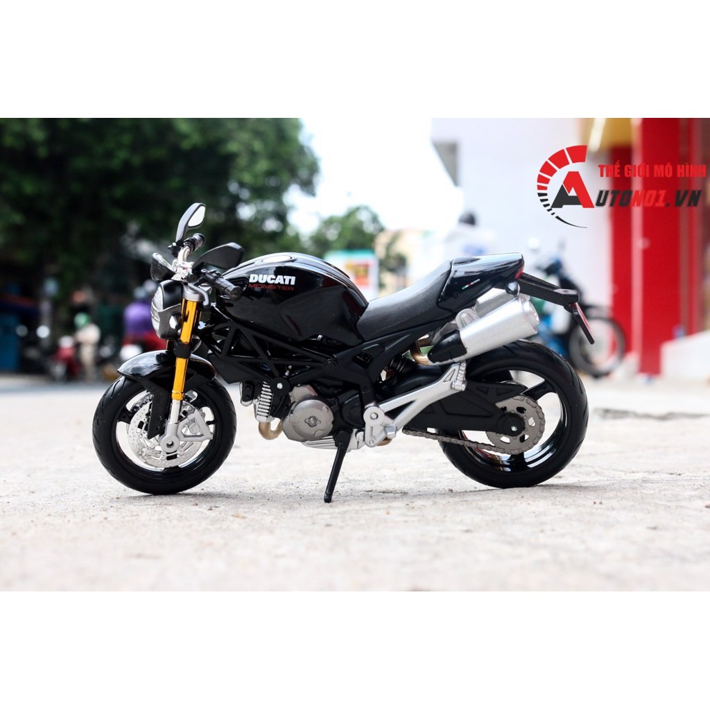 MÔ HÌNH XE DUCATI MONSTER 696 BLACK 1:12 MAISTO 1590