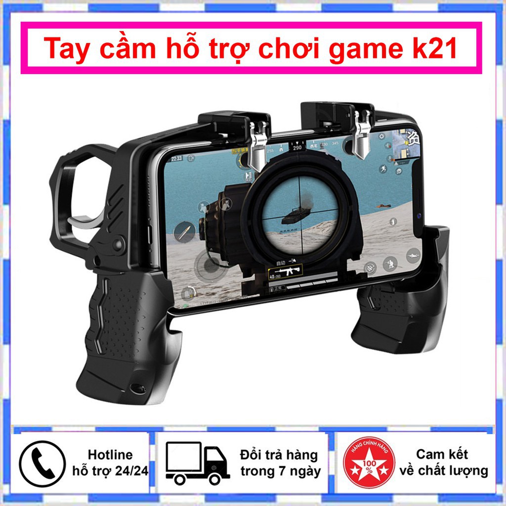 Tay cầm k21 - chơi game PUBG, ROS, Free,.....