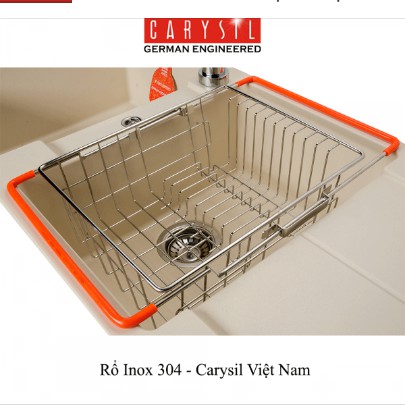 Rổ inox304  chậu rửa chén, nhập khẩu Ấn Độ