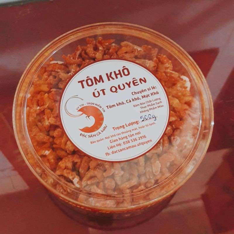 Tôm Khô loại 1 size lớn đặc sản cà mau - 500g Quà cho mùa tết đến