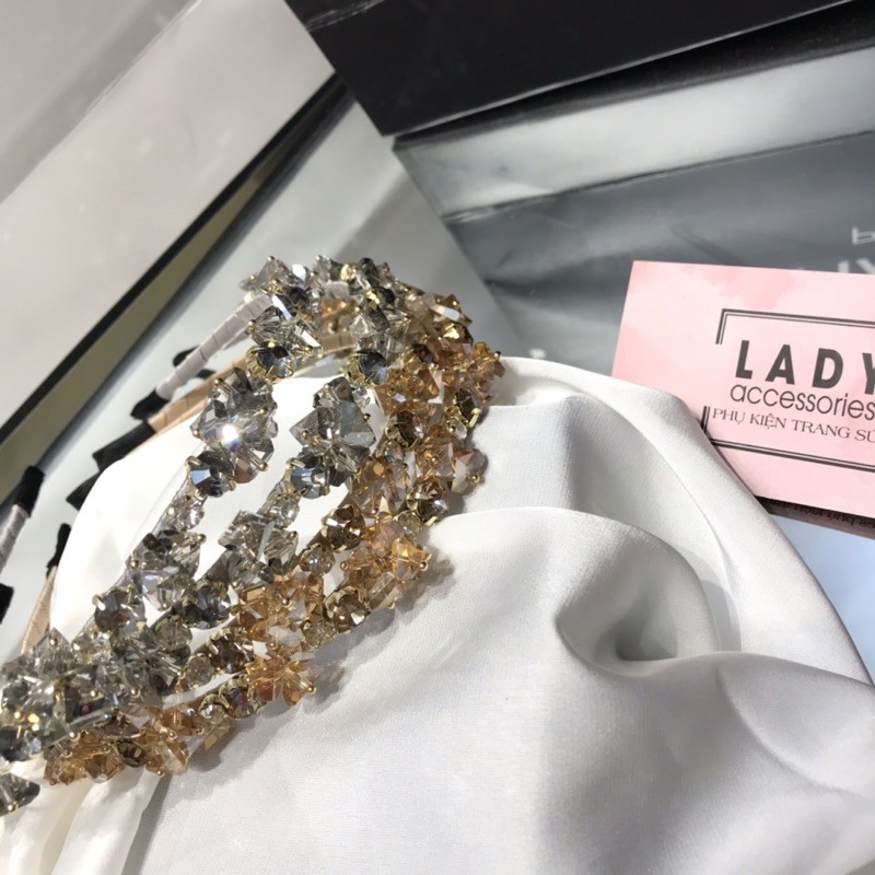 Cài tóc Bờm tóc pha lê cao cấp LADYACCESSORIES