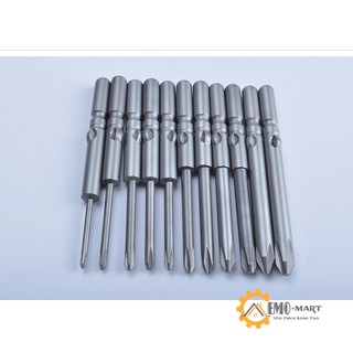 Bộ 10 đầu vặn vít 4 cạnh cao cấp trục 5mm