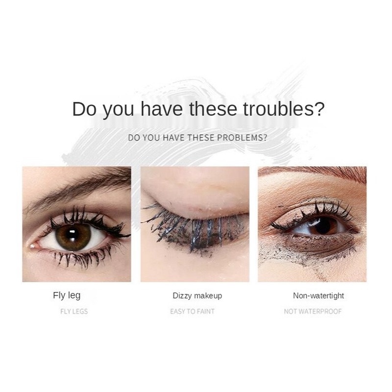 Mascara Làm Cong Mi Tự Nhiên Lâu Trôi Chống Thấm Nước/Mồ Hôi Không Bị Nhòe Có Cọ Nhỏ Cho Người Mới Bắt Đầu