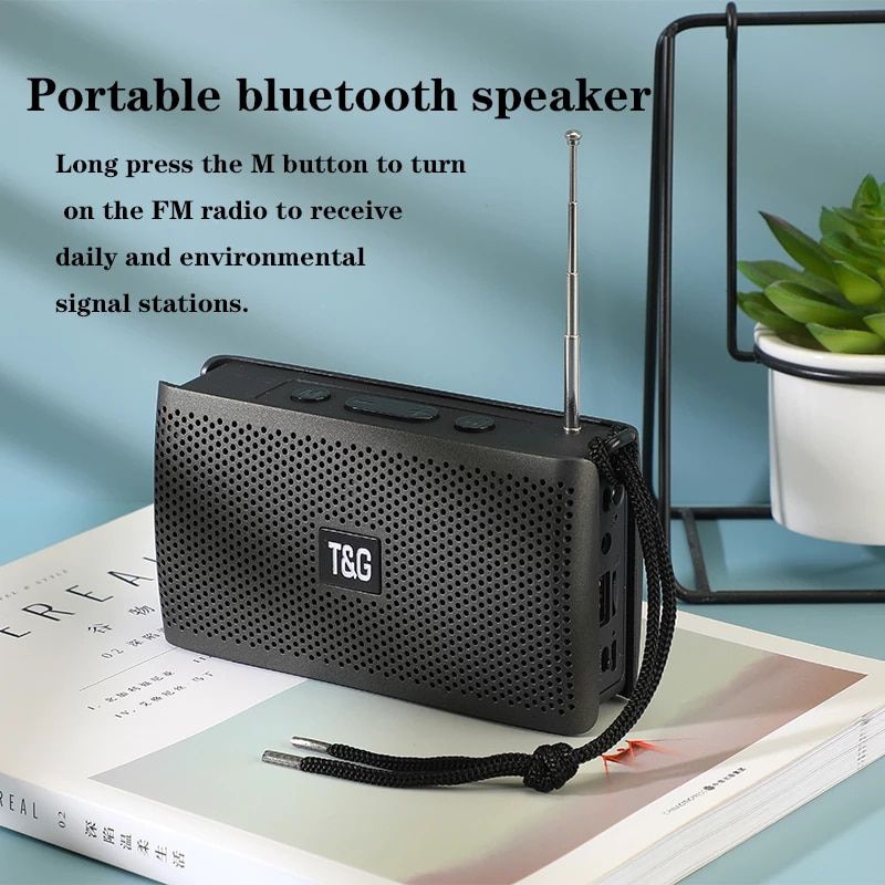 Loa Bluetooth T&G TG-282 Đọc Usb, Thẻ Nhớ, Radio Fm