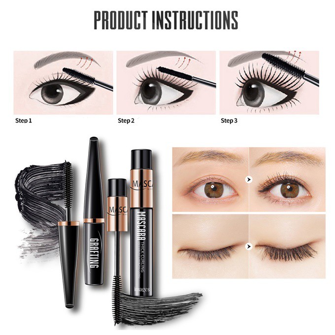 (Hàng Mới Về) Mascara Sợi Tơ Images 2 Trong 1 Chống Thấm Nước | BigBuy360 - bigbuy360.vn