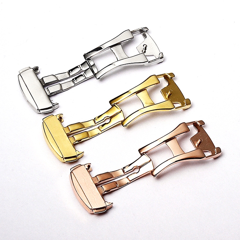 Khóa cài dây đeo đồng hồ thay thế Omega 16/ 18/ 20mm dạng gập tiện lợi