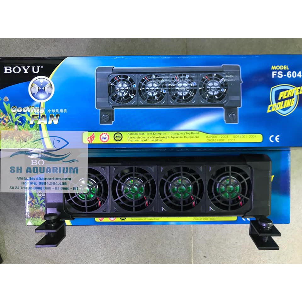 Quạt làm mát bể cá BOYU
