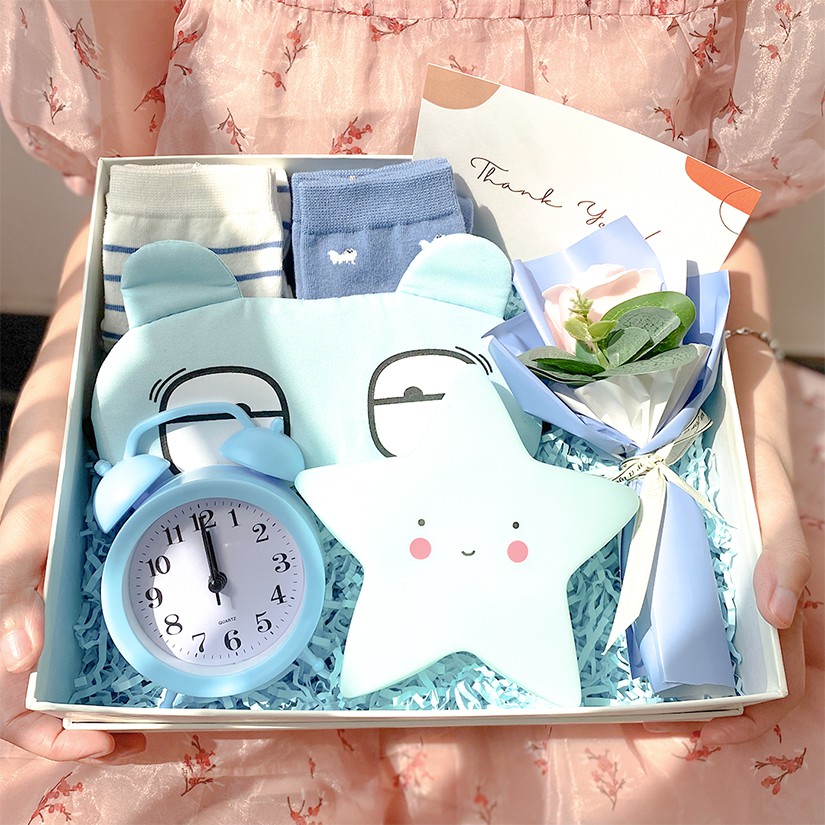 Quà tặng bạn gái Sleep Box Teamo (Màu Blue) - Bộ quà tặng độc đáo và tinh tế - Tặng kèm Memories Frame trị giá 149K | BigBuy360 - bigbuy360.vn