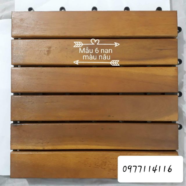 Combo 10 tấm Sàn gỗ tự nhiên ( sơn 3 lớp PU )
