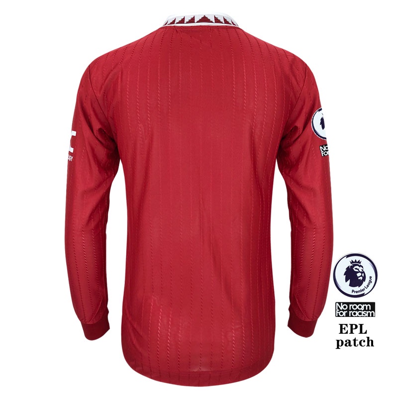 Áo Bóng Đá Dài Tay Đội Nhà Manchester United 2022 / 23 Size S-2XL